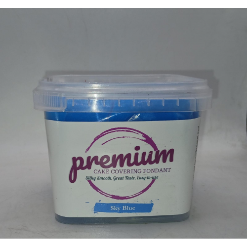 PREMUIM FONDANT SKY BLUE 600G PREMUIM FONDANT SKY BLUE 600G